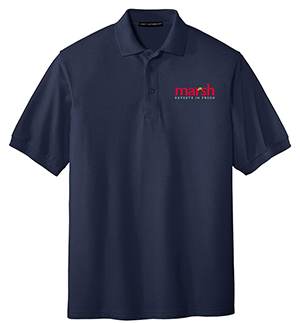 Port Authority ®  Silk Touch Polo.  MRS09 (MRSH  T (587-c1) - left chest)