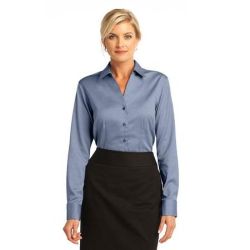 Red House ®  - Ladies French Cuff Non-Iron Pinpoint Oxford. RH63